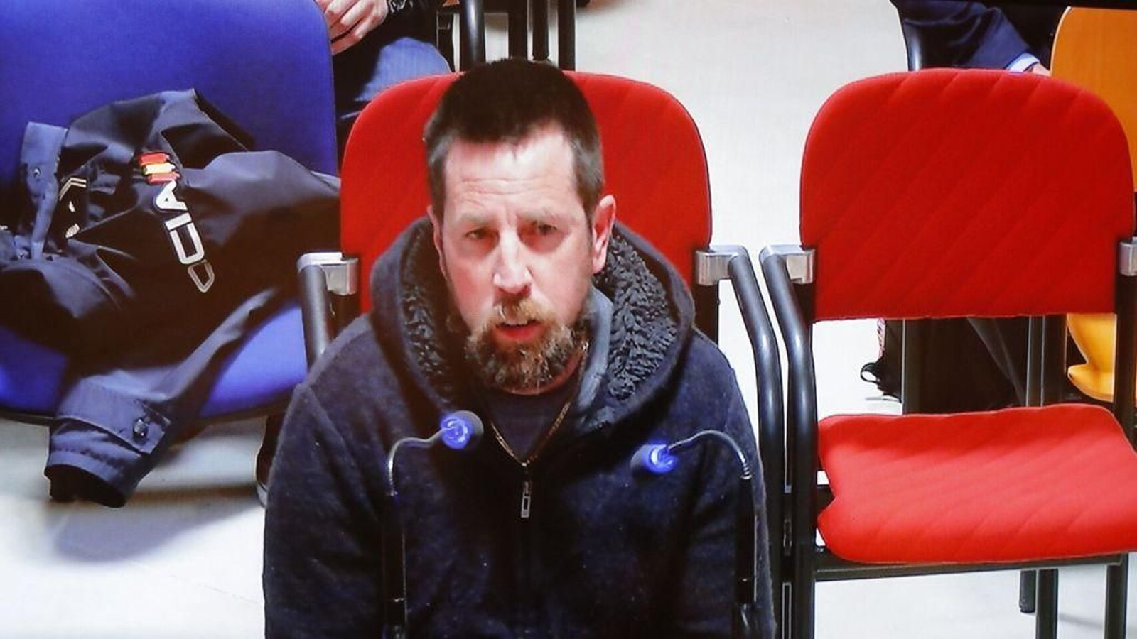 José Enrique Abuín Gey, alias el Chicle, condenado como autor de la muerte de Diana, durante el juicio.