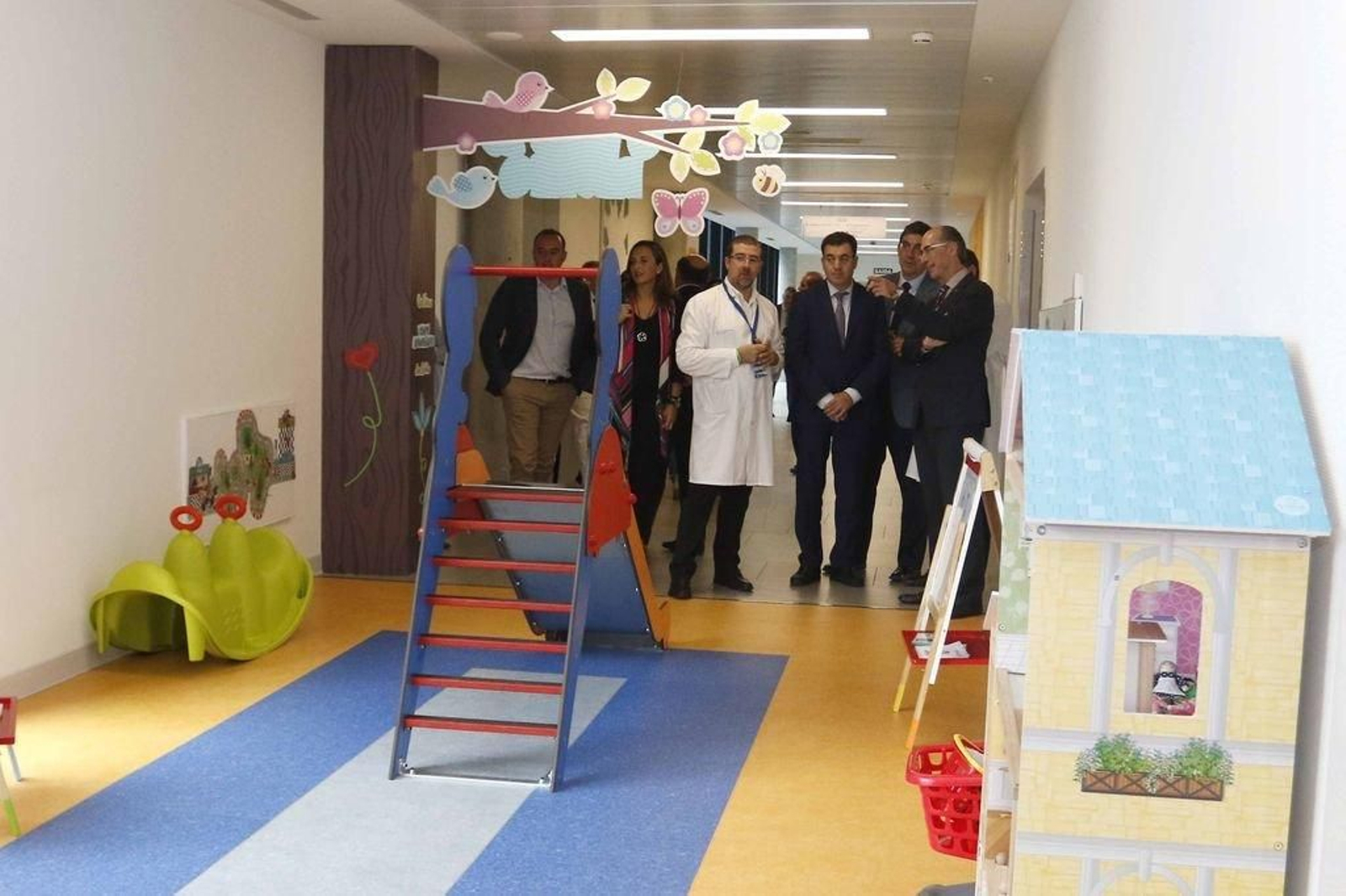 El Patrio del Recreo es una zona llena de juegos.