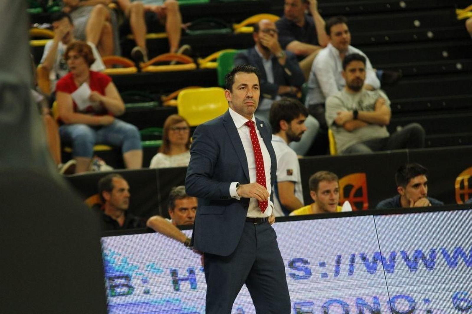 Gonzalo García de Vitoria, en el partido de la Final Four ante el Palma.