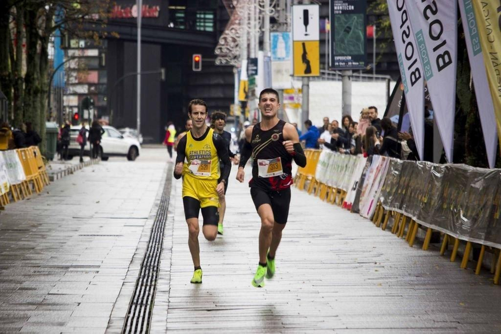 Un momento de la prueba.