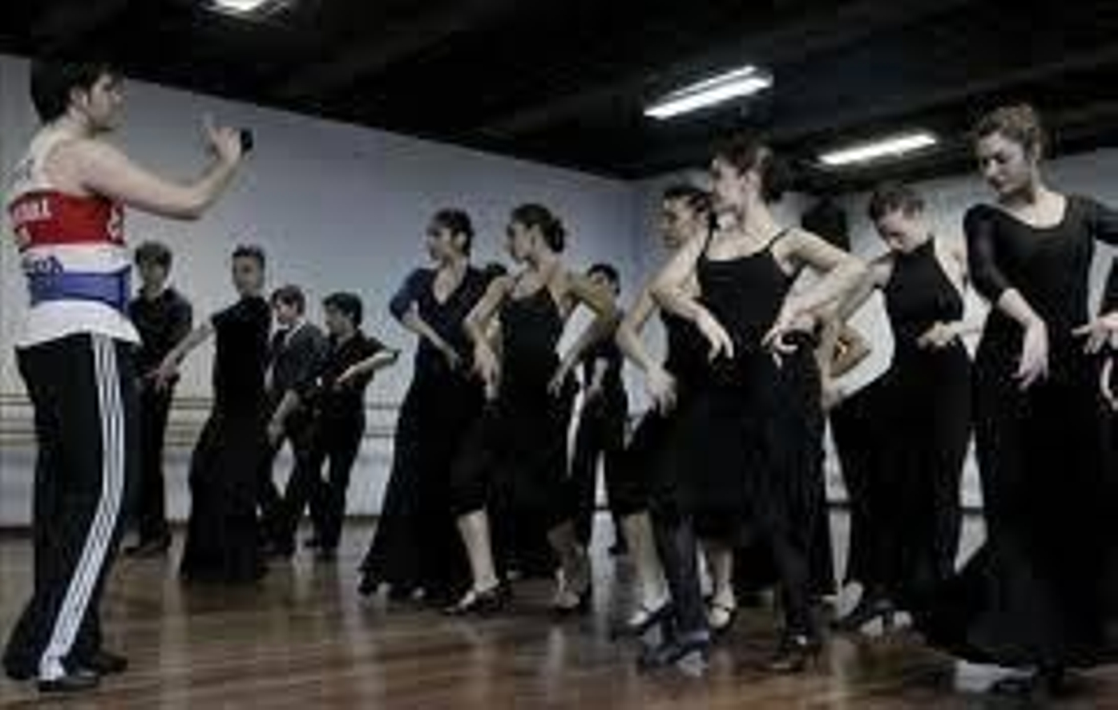 Alumnos de una escuela de arte, durante una clase.
