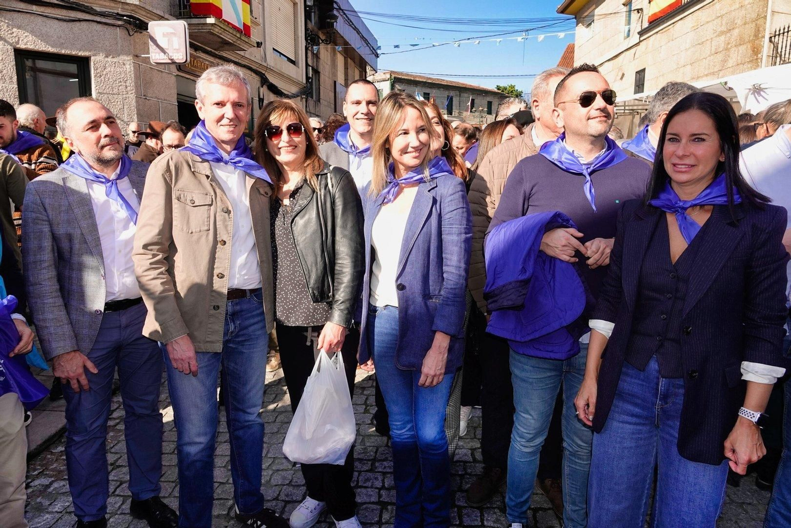 Alfonso Rueda y Marta Fernández-Tapias en San Blas.