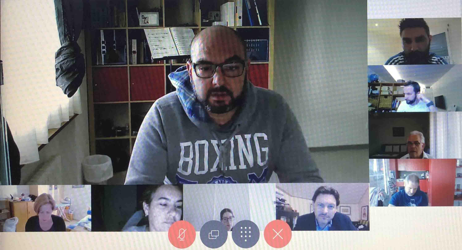 Miranda Suiza y Francia videoconferencia web