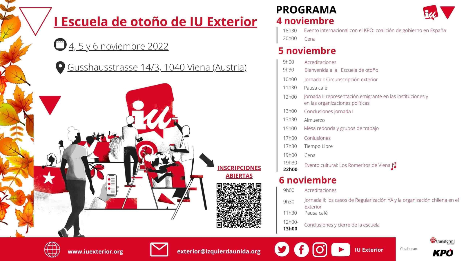 IU Exterior Escuela de Otoño