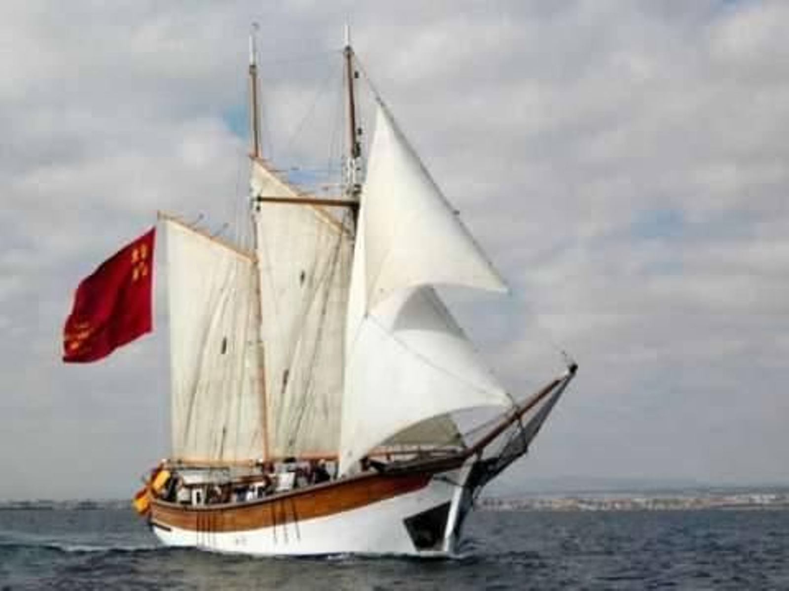 El pailebote Blas de Lezo, en el que se realizará la travesía.