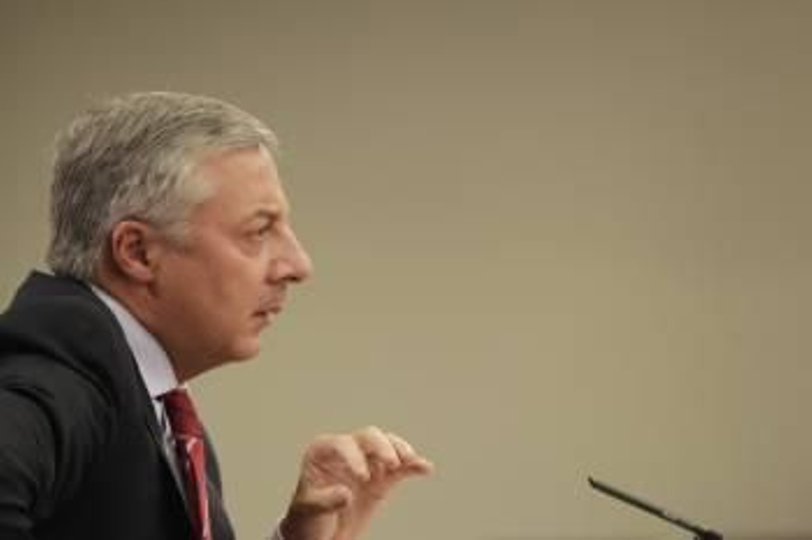 José Blanco, en una comparecencia pública el pasado septiembre en el Palacio de la Monclo. (Foto: ARCHIVO)