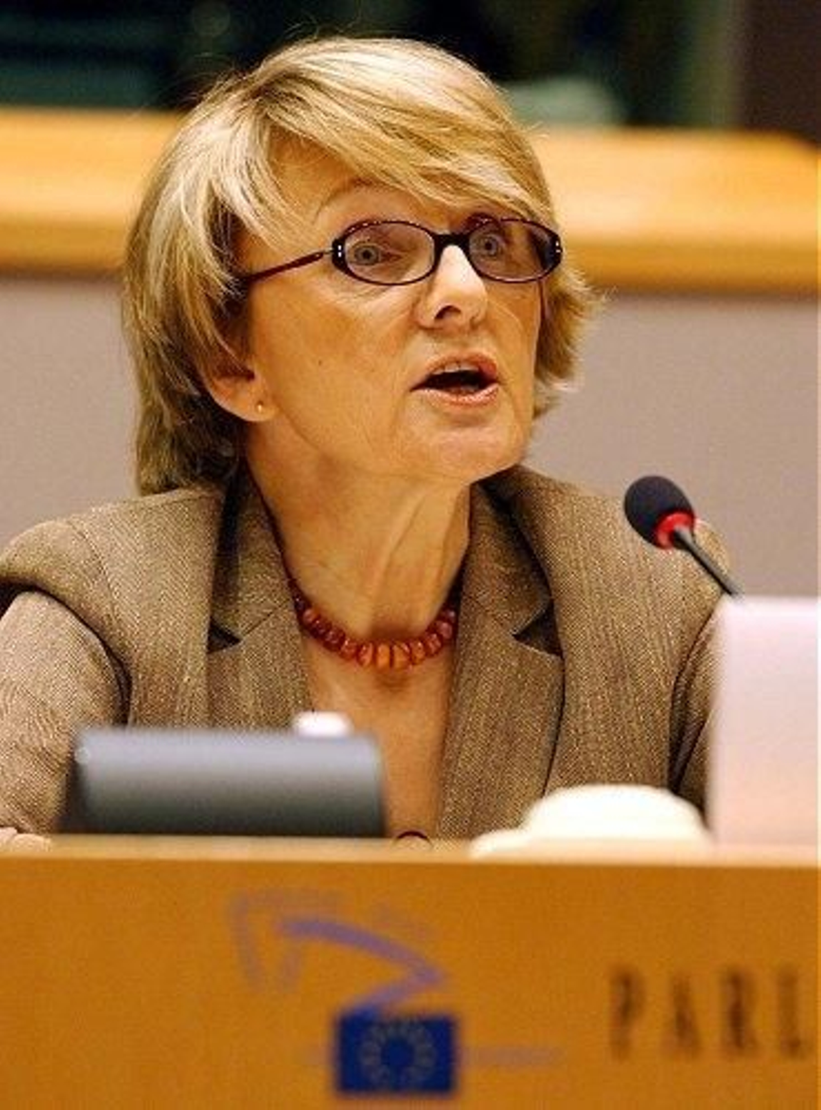 La Comisaria Europea de Política Regional, Danuta Hübner.