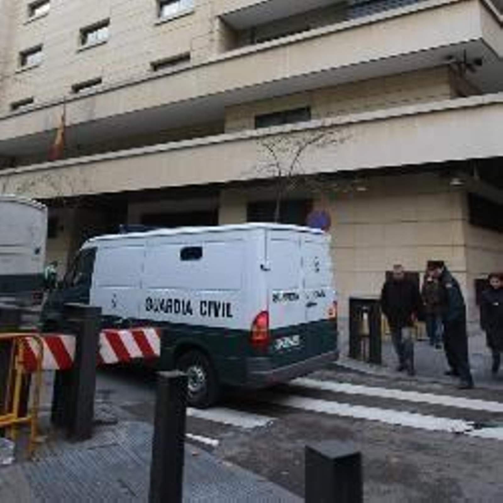 Furgón de la Guardia Civil.