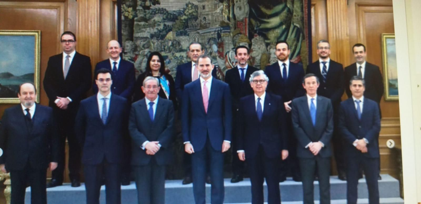 El Rey recibe a la directiva de Anfaco en su 115 aniversario