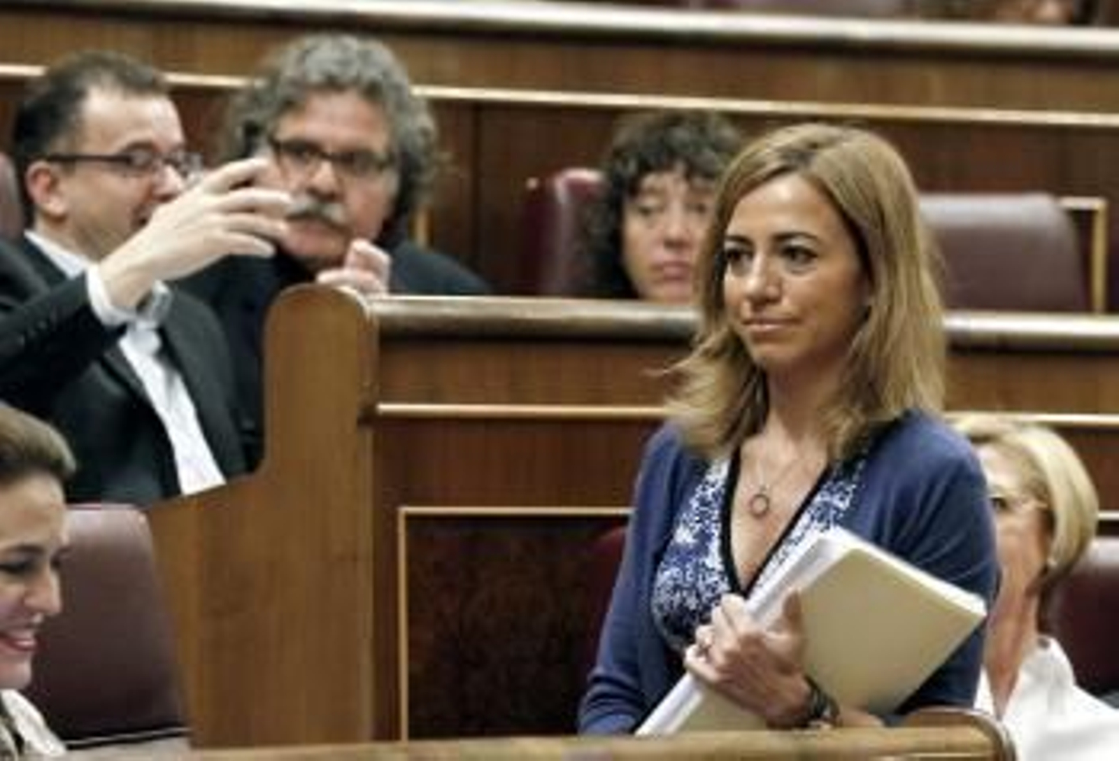 La diputada socialista, Carme Chacón.