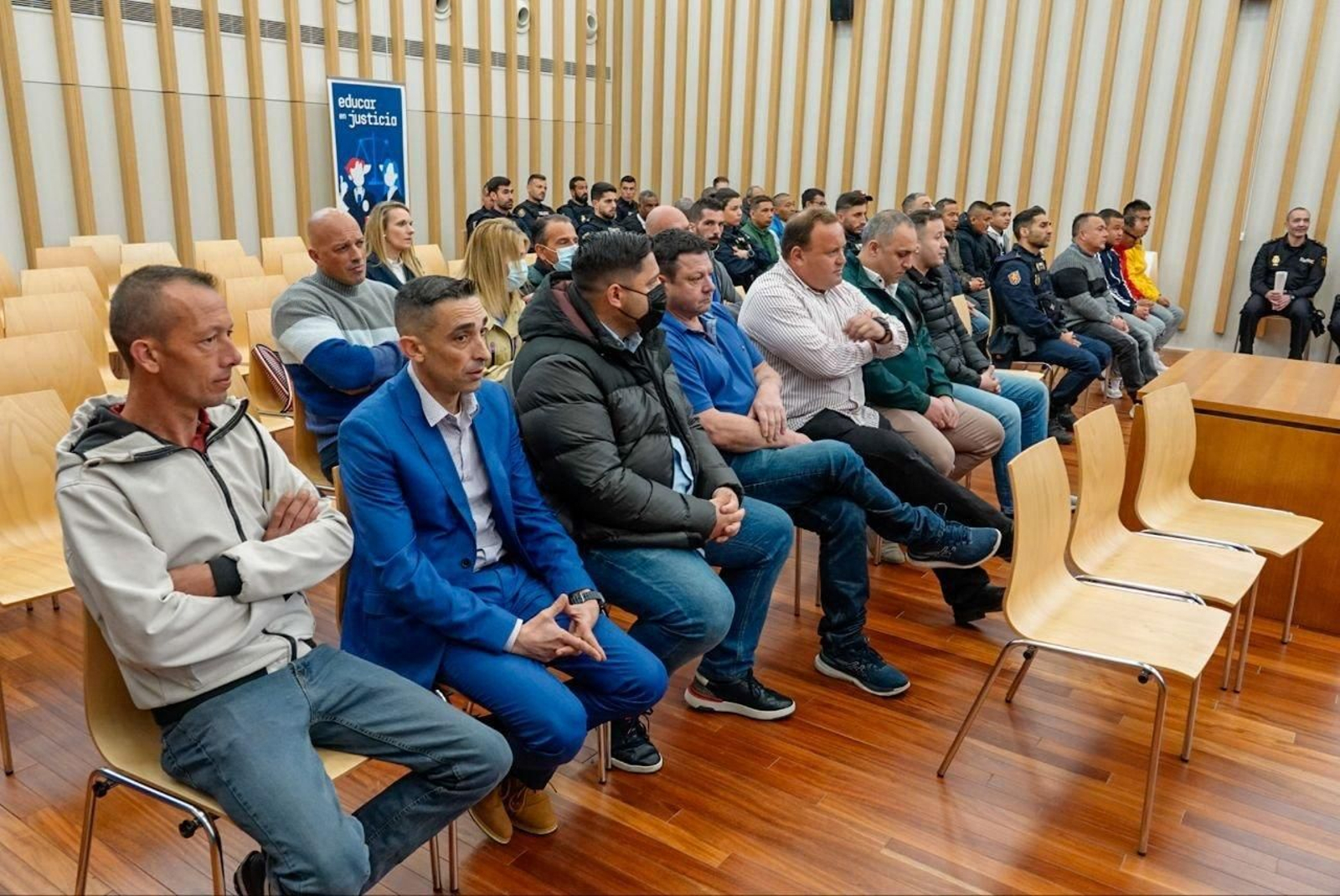 Los acusados en el macrojuicio del 'Karar'.