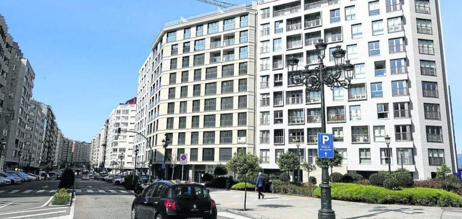 Una de las nuevas urbanizaciones en Rosalía de Castro.