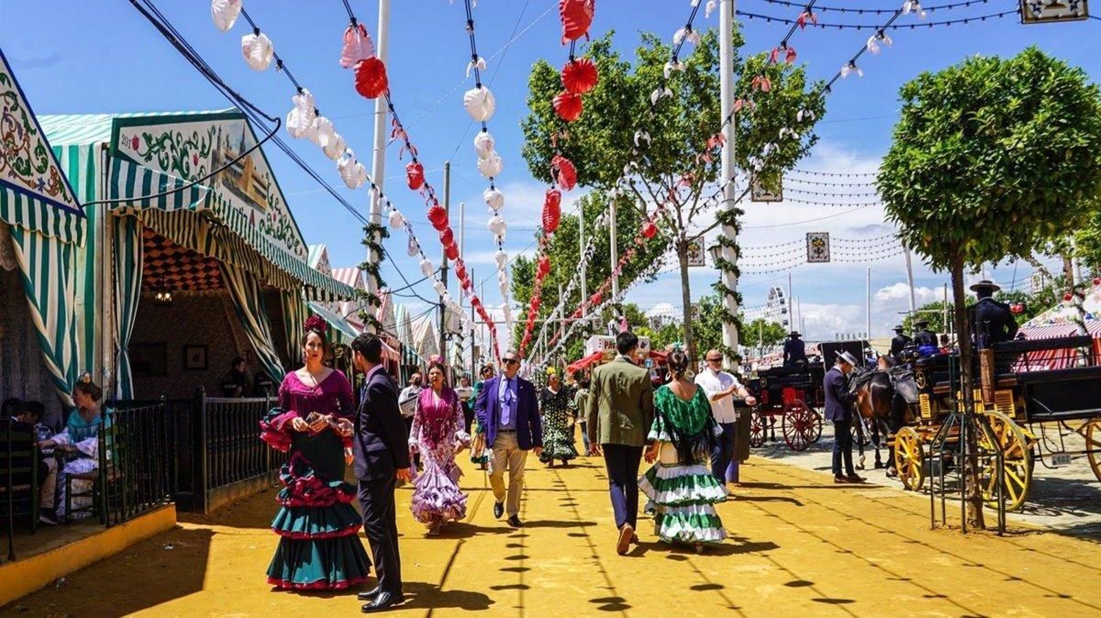 Una imagen de la Feria de Abril de Sevilla. // E.P.