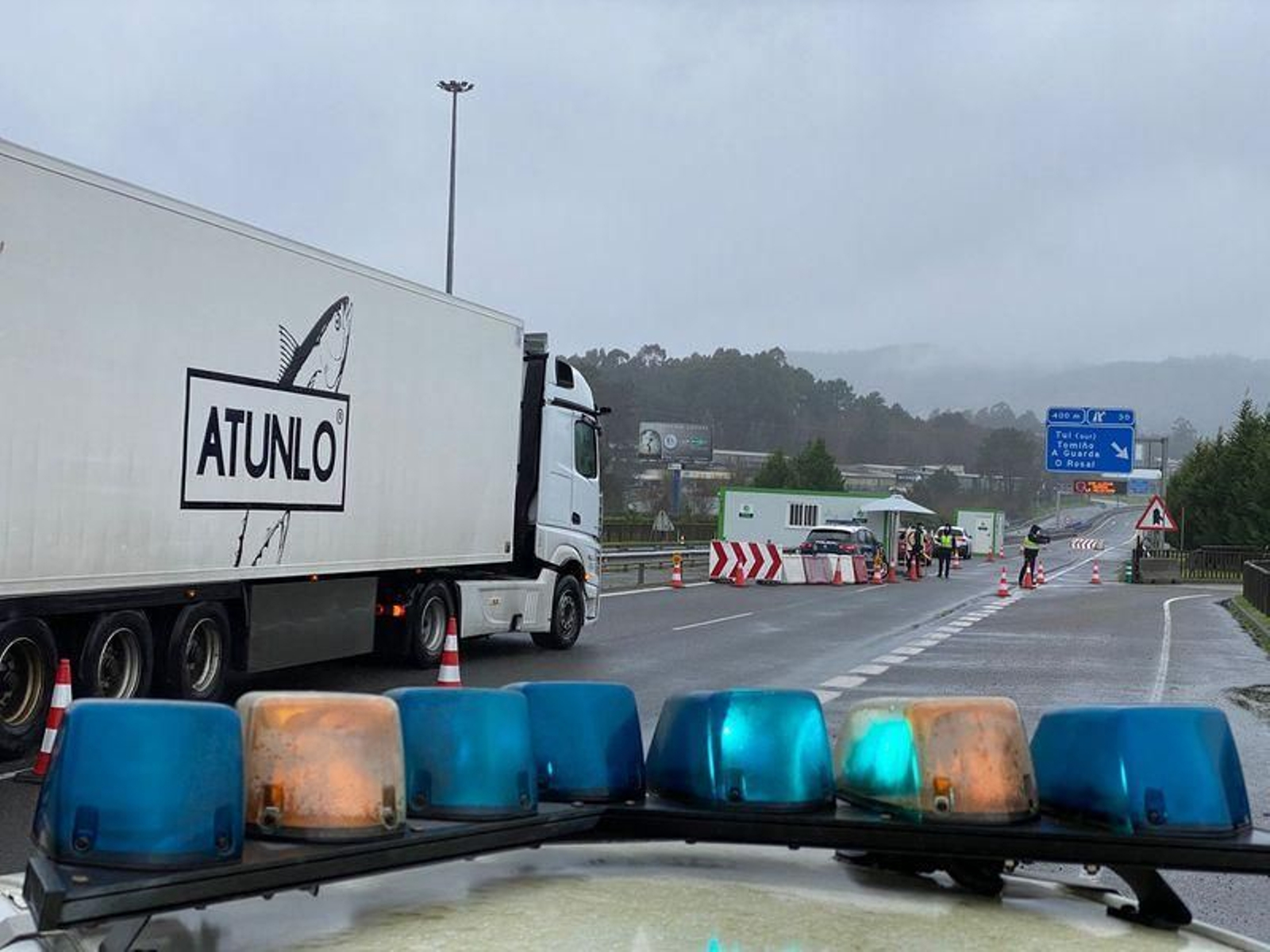 Se restablecen controles fronterizos entre España y Portugal // Alberte