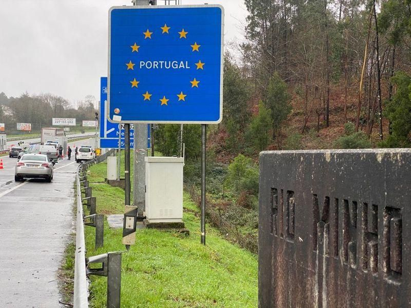 Se restablecen controles fronterizos entre España y Portugal // Alberte