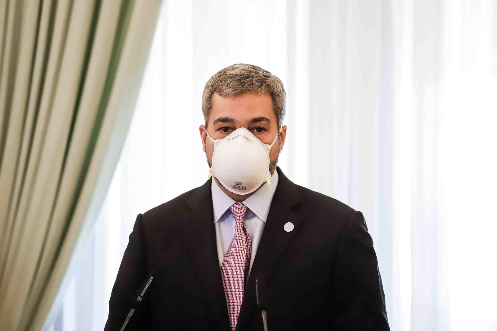 El presidente de Paraguay, Mario Abdo Benítez, en el Palacio de Gobierno en Asunción (Paraguay). EFE/Nathalia Aguilar/Archivo