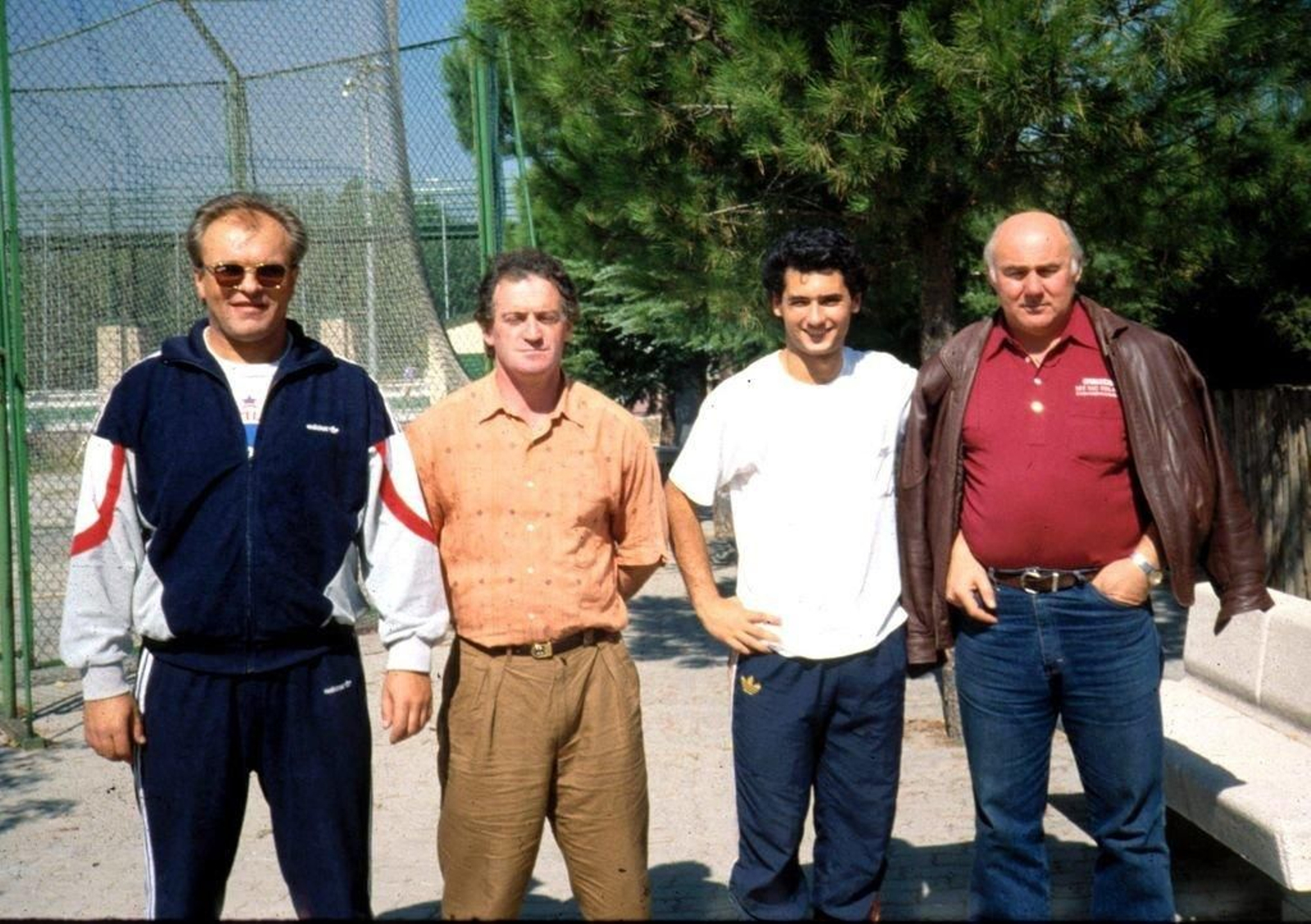 Yury Sedykh, Hermida, José Manuel Almudi y Anatoli Bondarchuck.