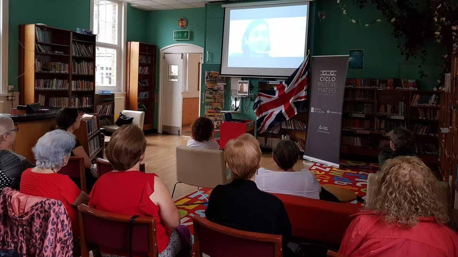 Foto de la proyección del documental en Londres