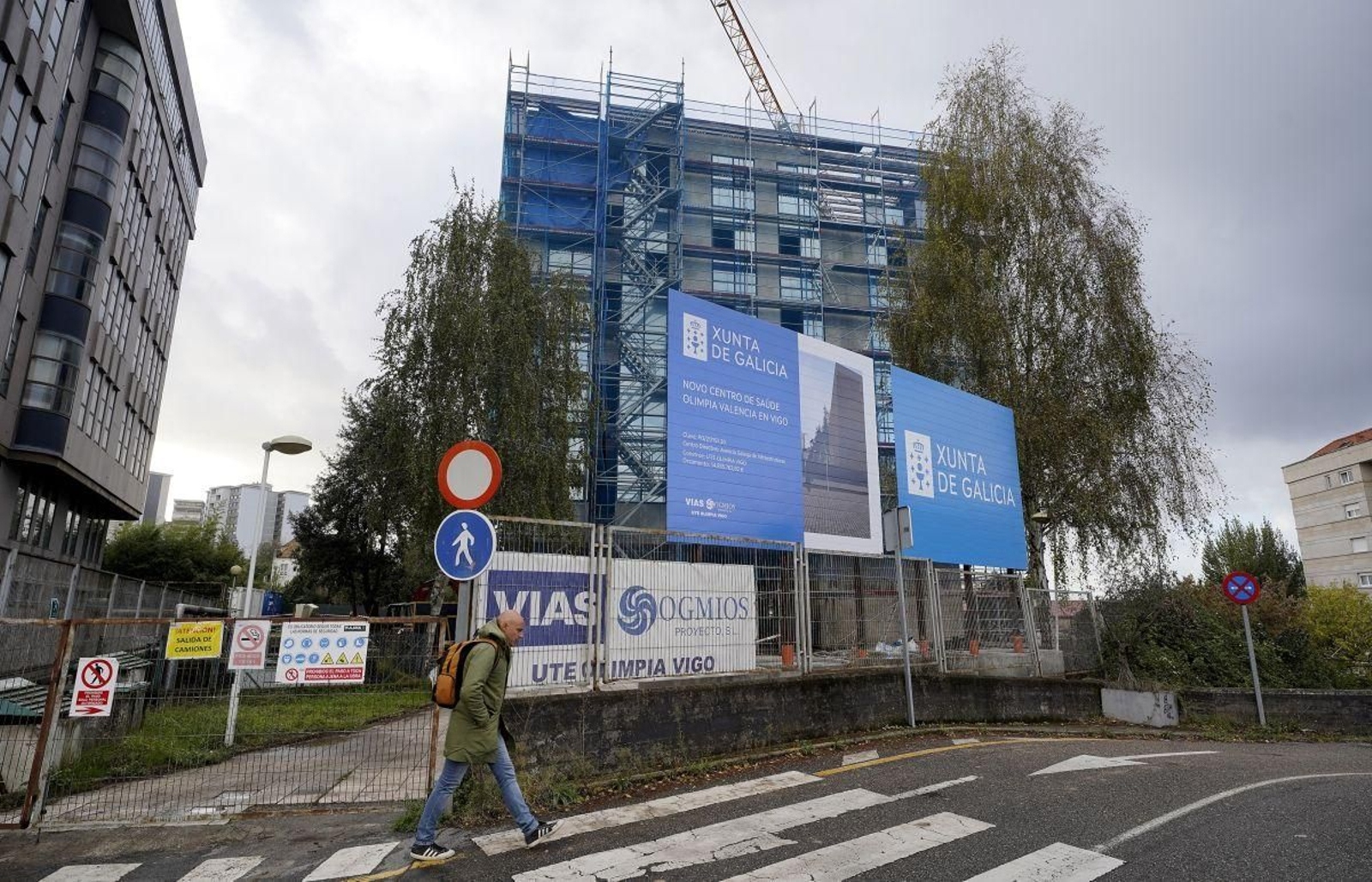 El futuro centro sanitario Olimpia Valencia, ya en construcción en los antiguos juzgados.