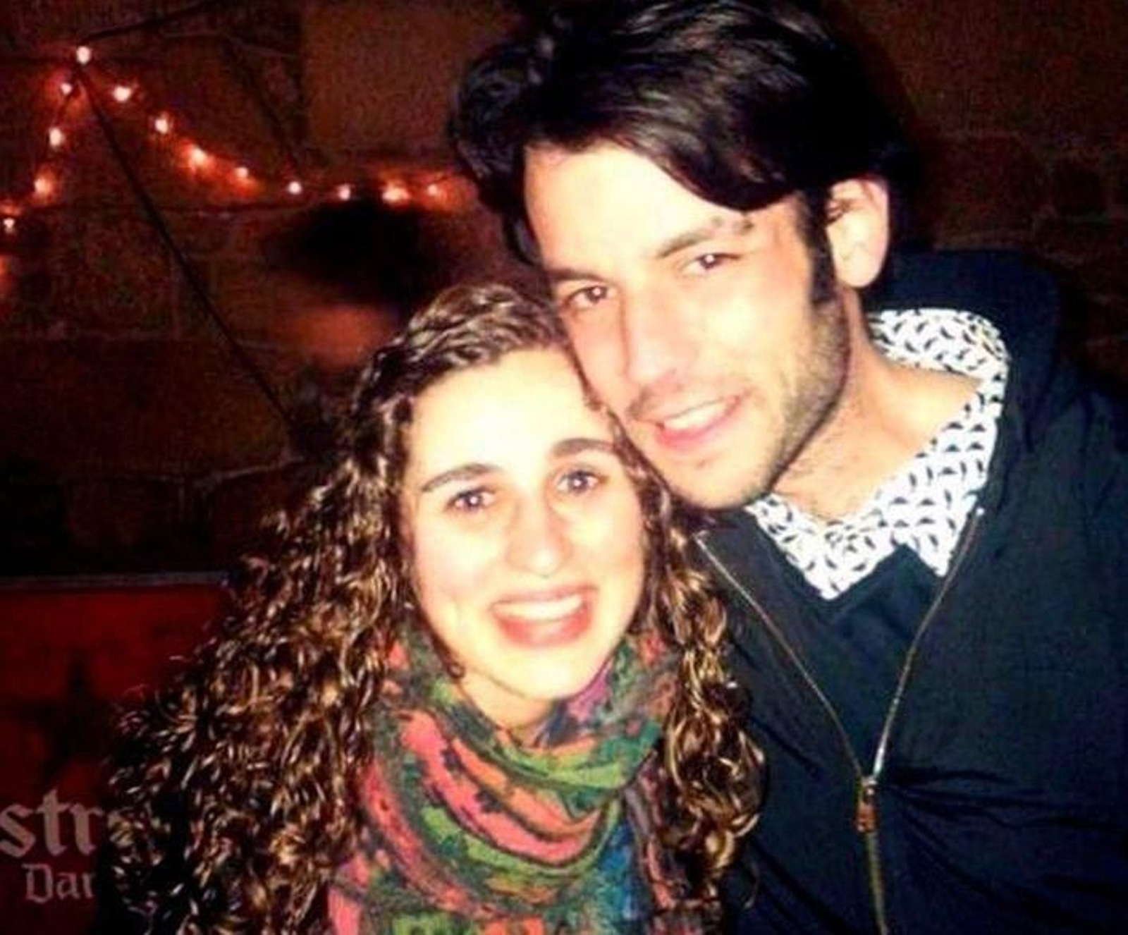 María González Vicente y Aberto Chaves, la pareja de novios fallecida.