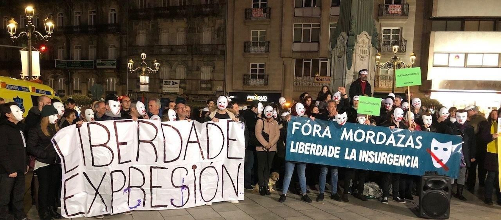 Vigo sale a la calle en contra de la Ley Mordaza