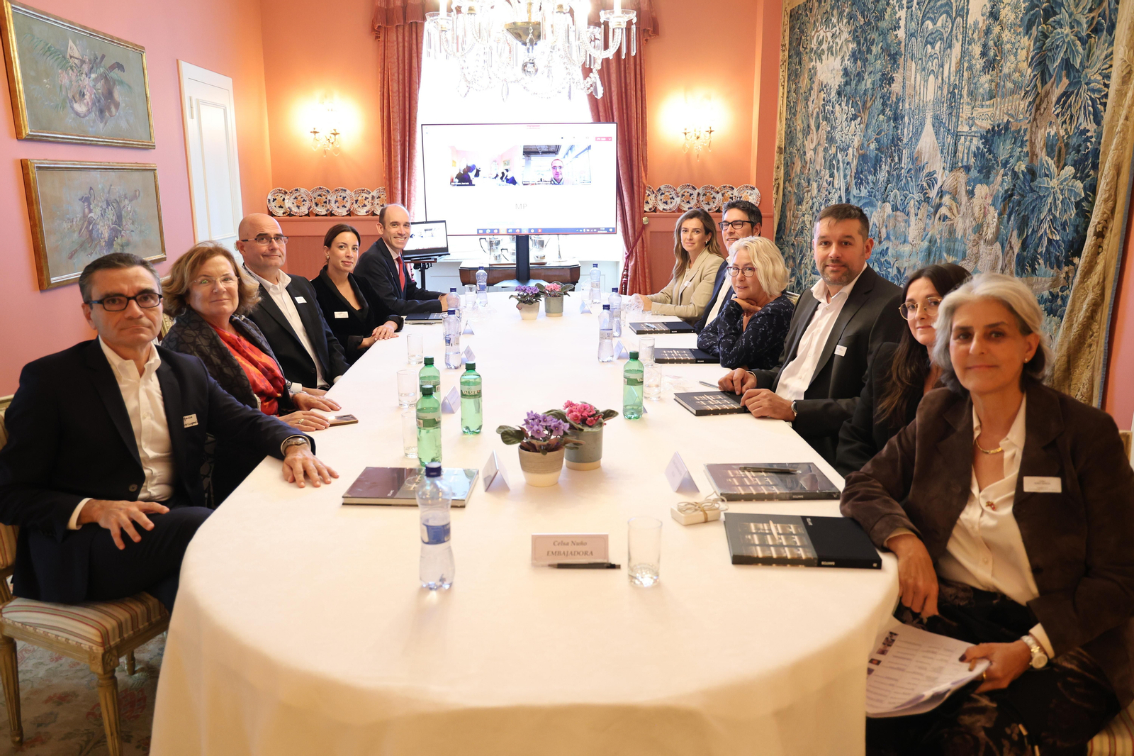 Participantes en el Foro Empresarial Hispano-Suizo.