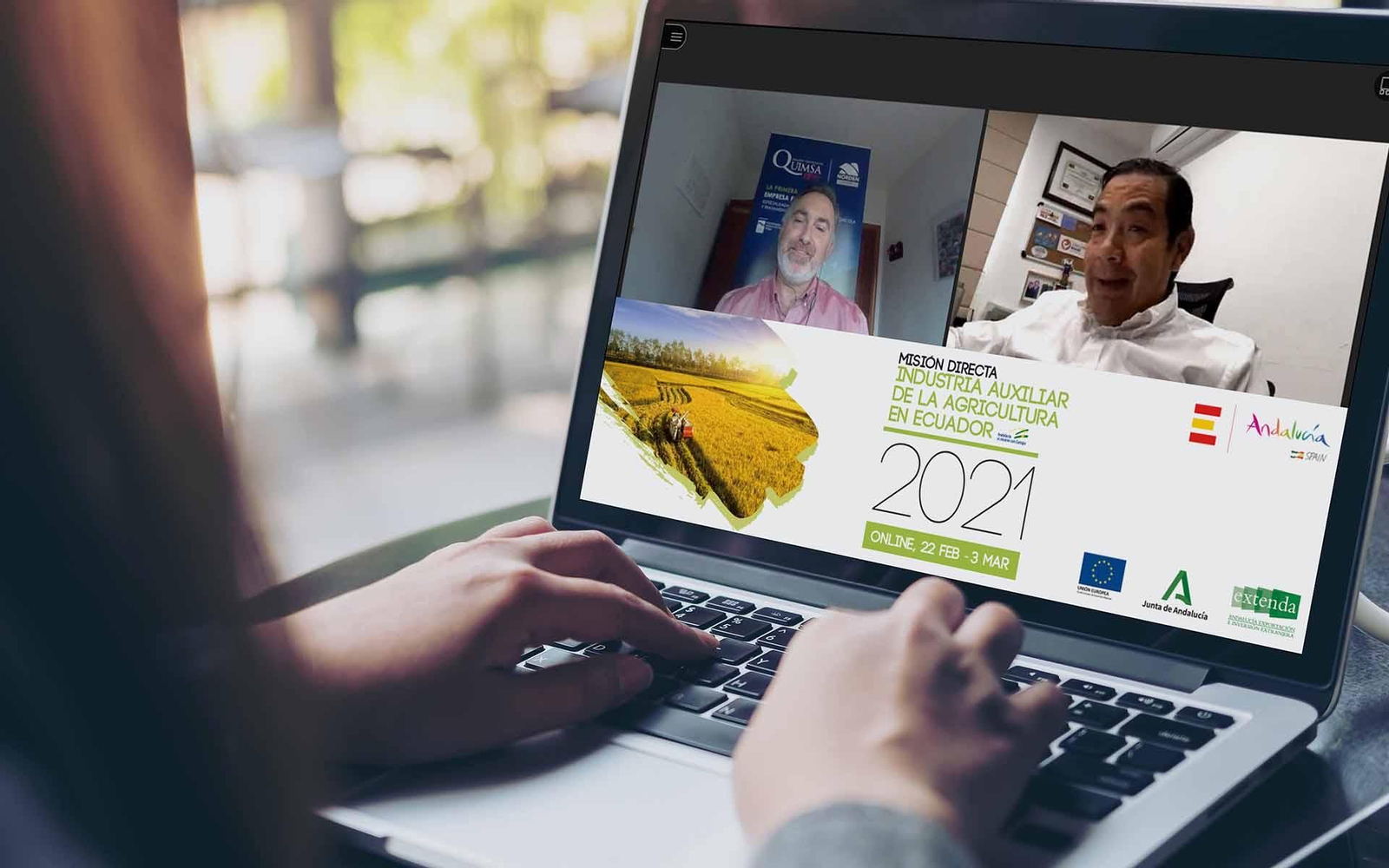 Andalucía Extenda Ecuador web