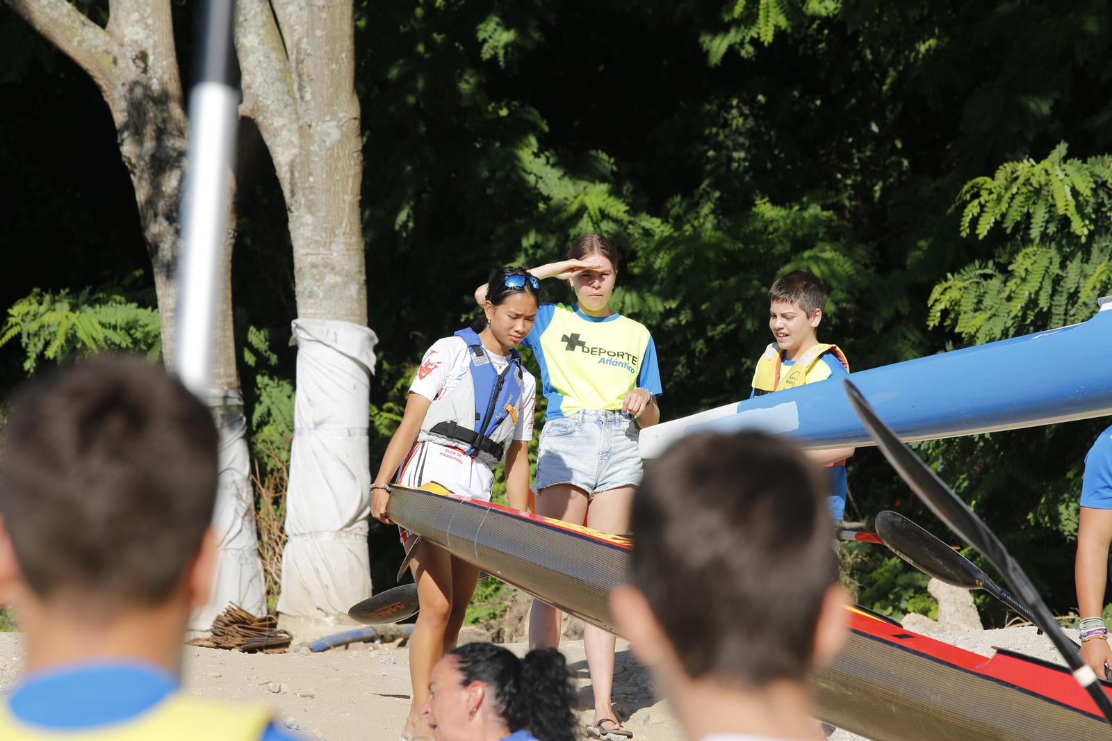 La jornada de entrenamiento especial de la mano de +Deporte Atlántico y el club de piragüismo Kayak Vigo