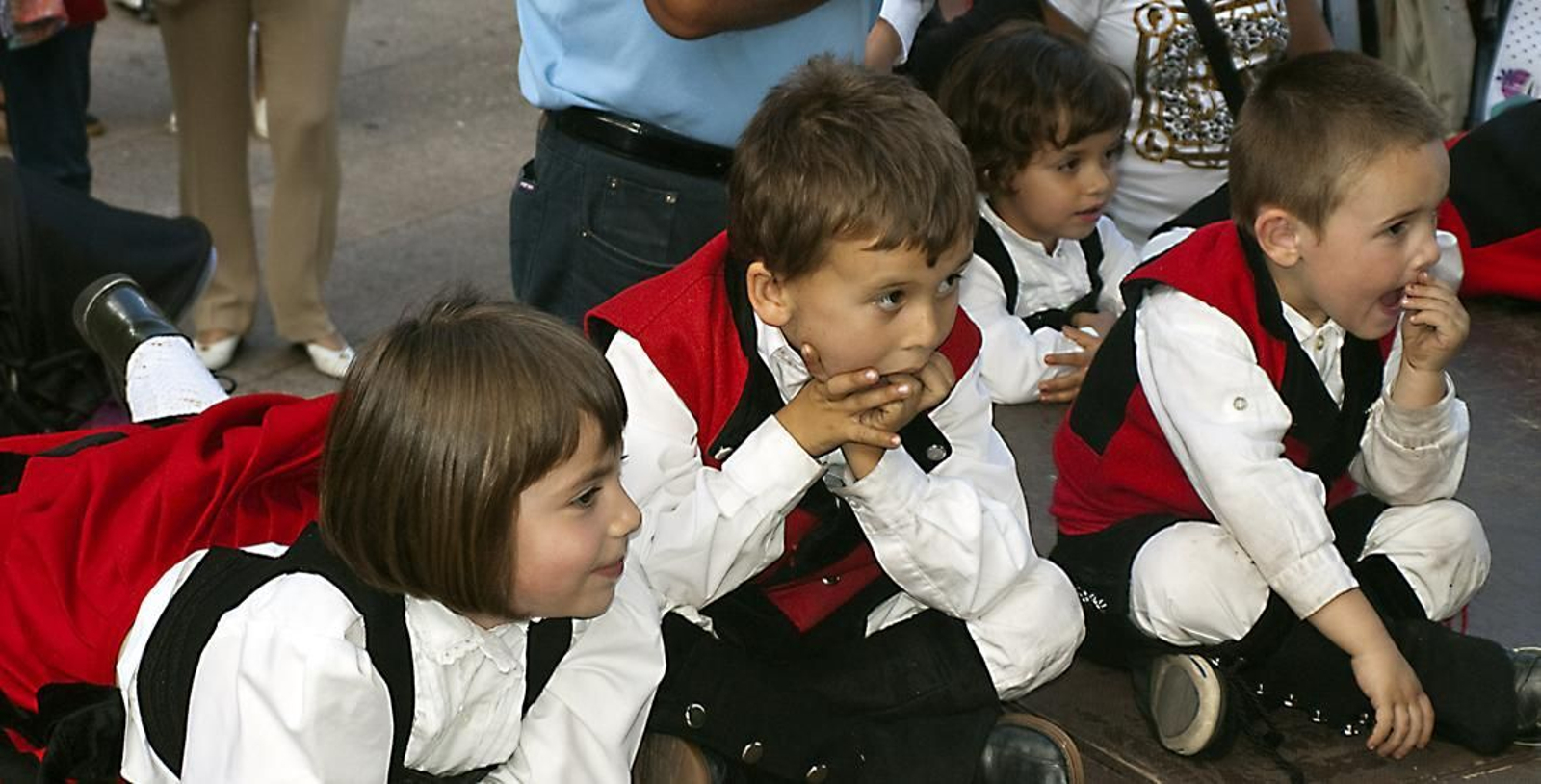 Los niños fueron los protagonistas del Día de Galicia en Euskadi 2014.