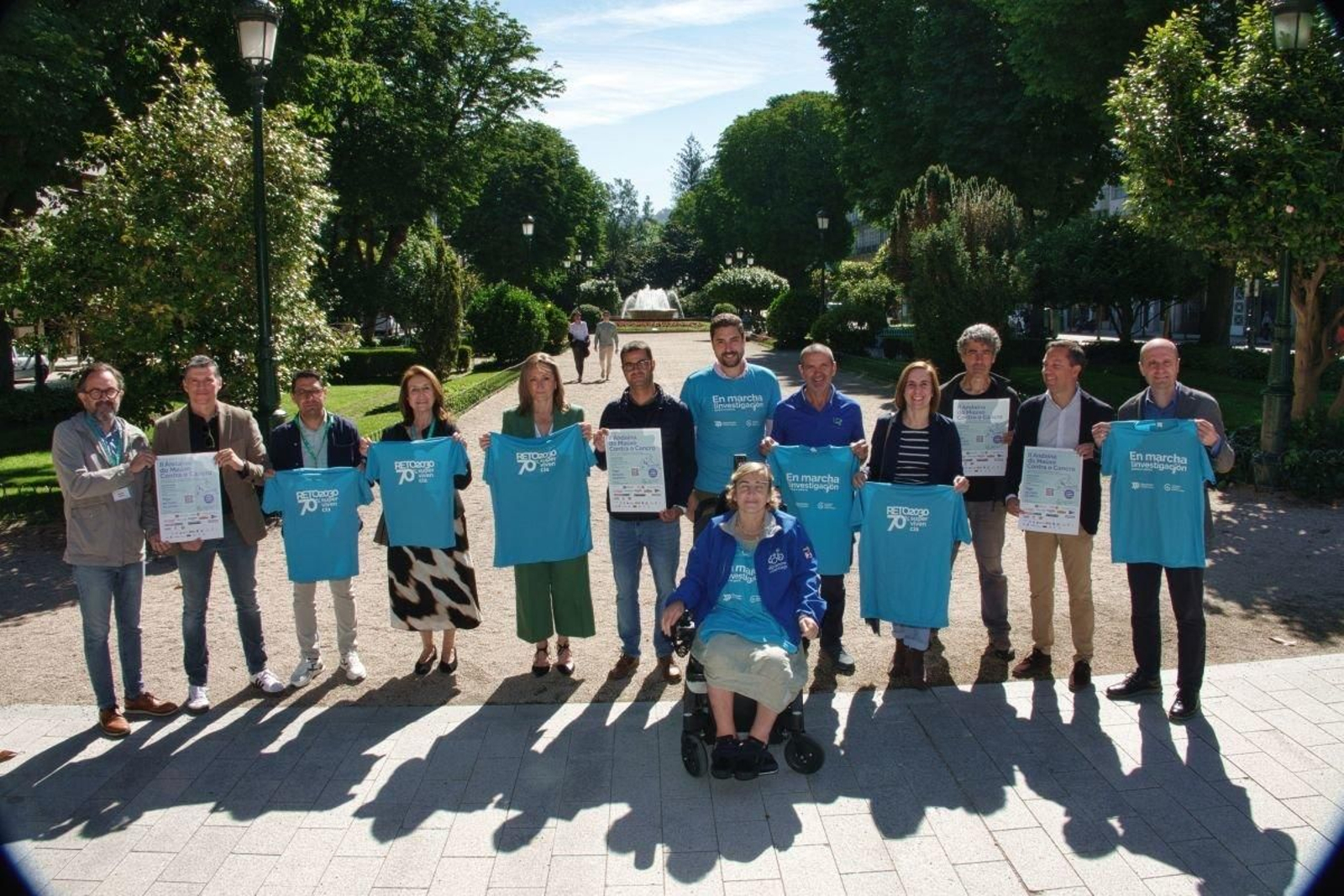 La presentación, a la que acudieron Concello y Diputación, tuvo lugar en la Alameda.