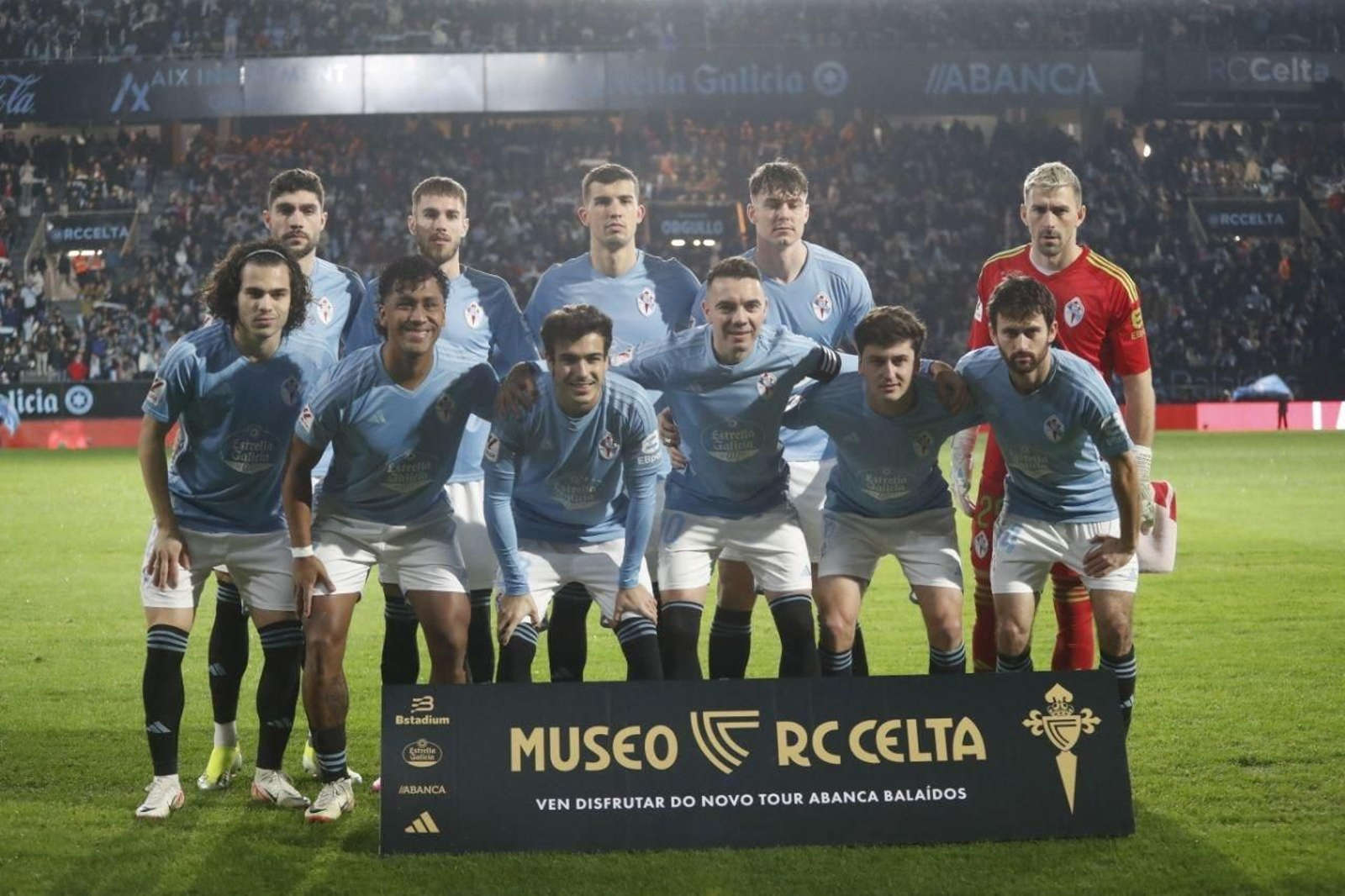 Once inicial del Celta en el partido contra la Real Sociedad