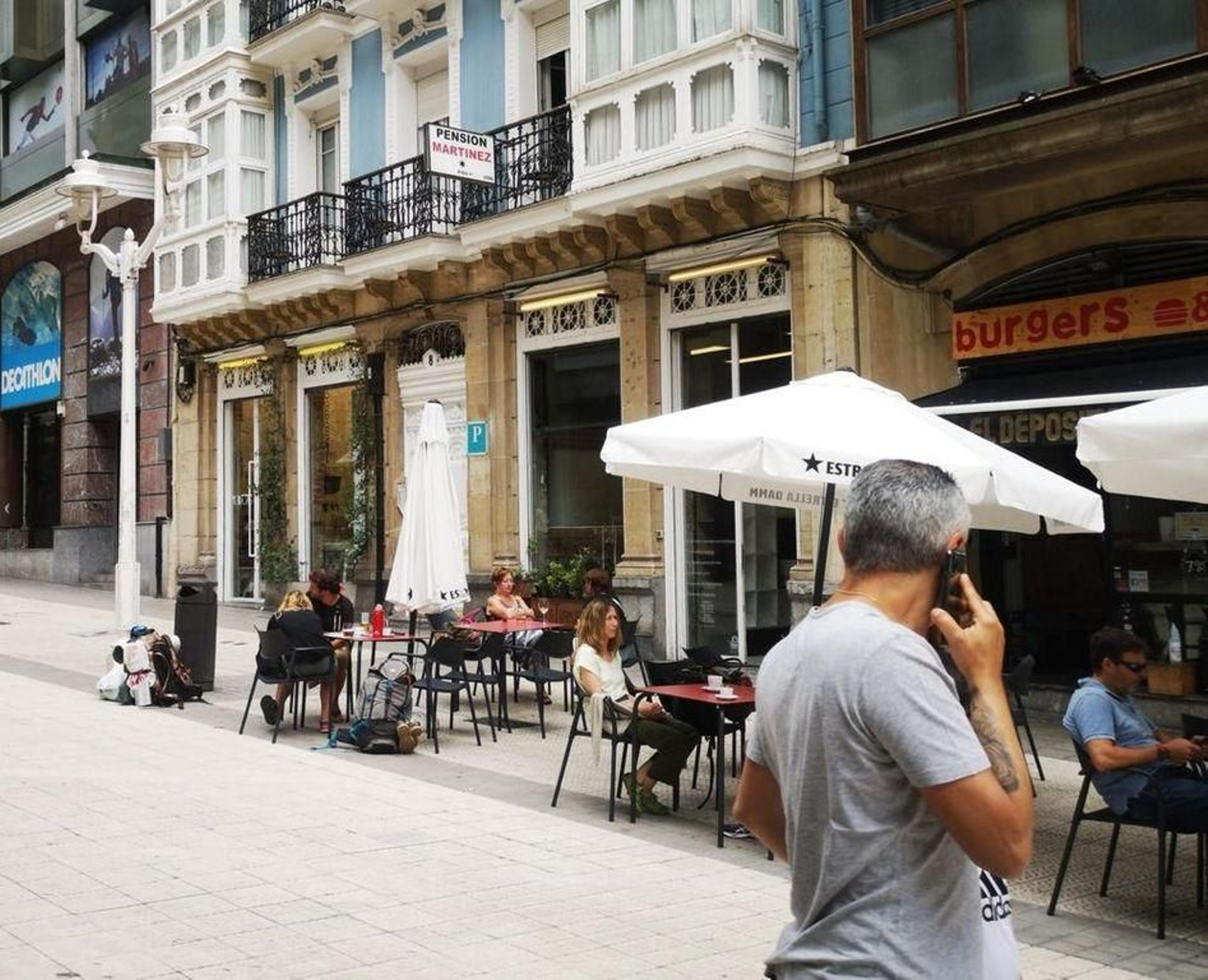 El albergue del barrio bilbaíno de Abando.