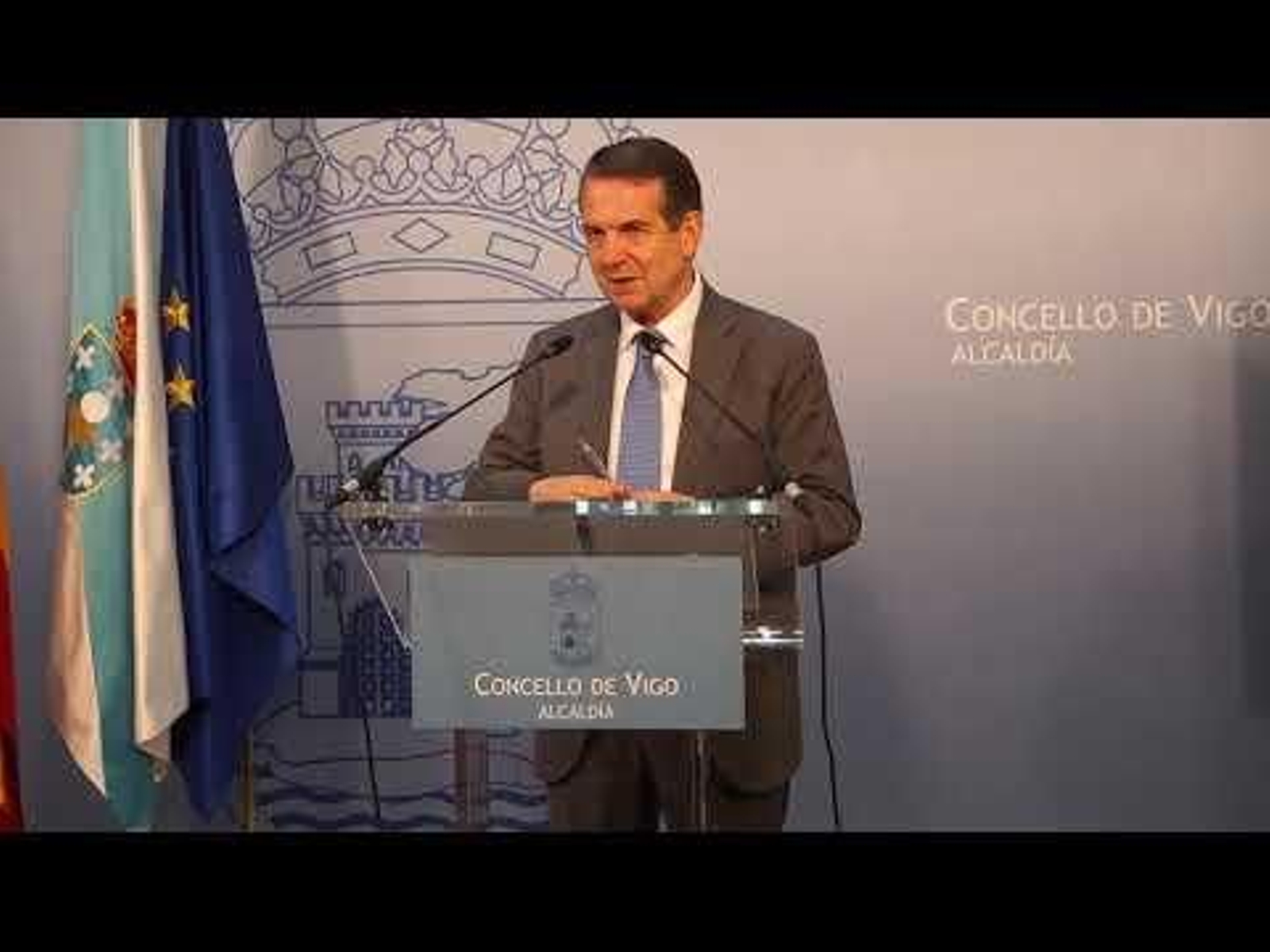 Rueda de prensa del alcalde Abel Caballero