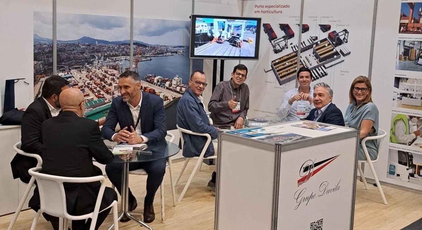 El stand de Vigo en la feria internacional de Sao Paulo, en Brasil.