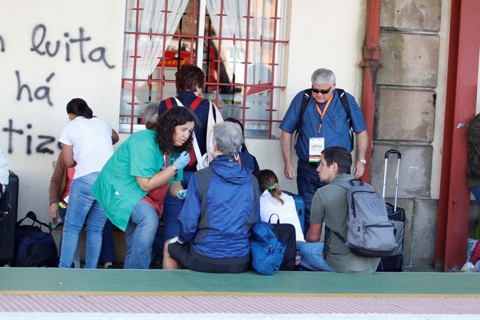 Descarrila un tren en Porriño  Foto JV Landín 14