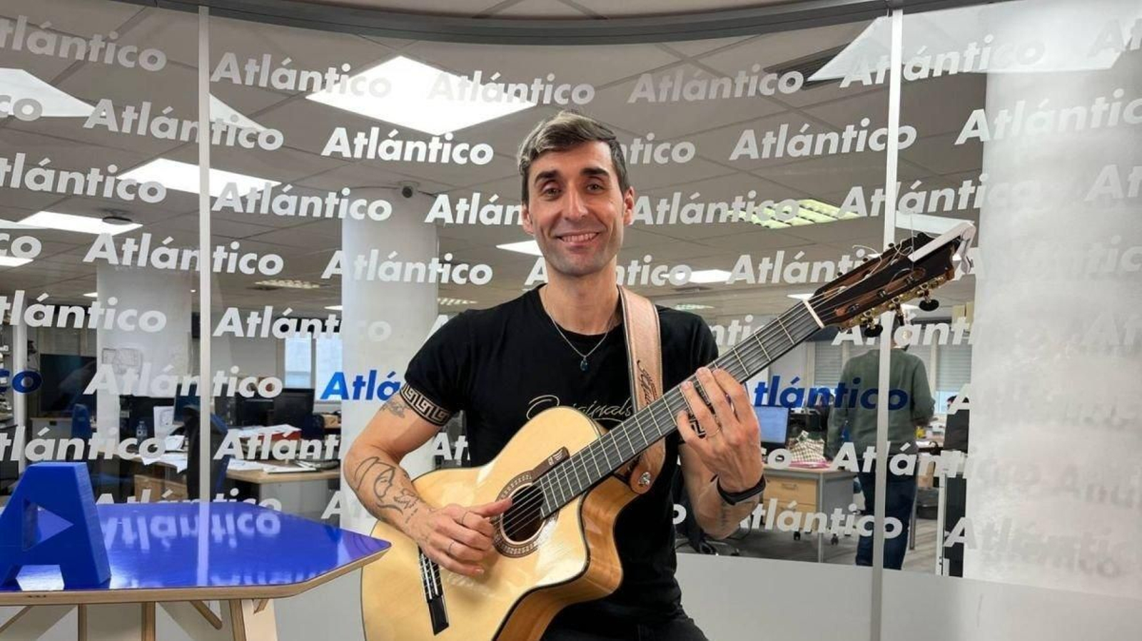 Rubén de Lis acudió al set de Atlántico para charlar de música y religión.