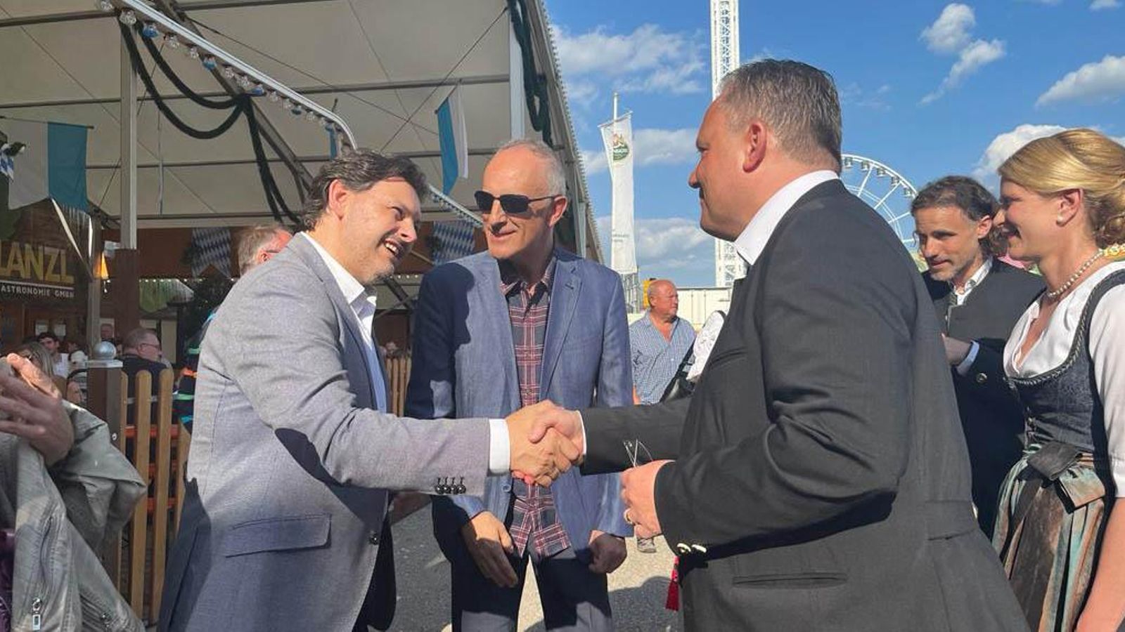 Imagen de la inauguración de la Pfingstvolksfest en Ingolstadt