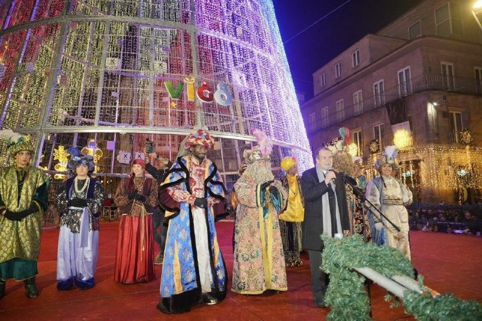 La Cabalgata de los Reyes en Vigo 2024.
