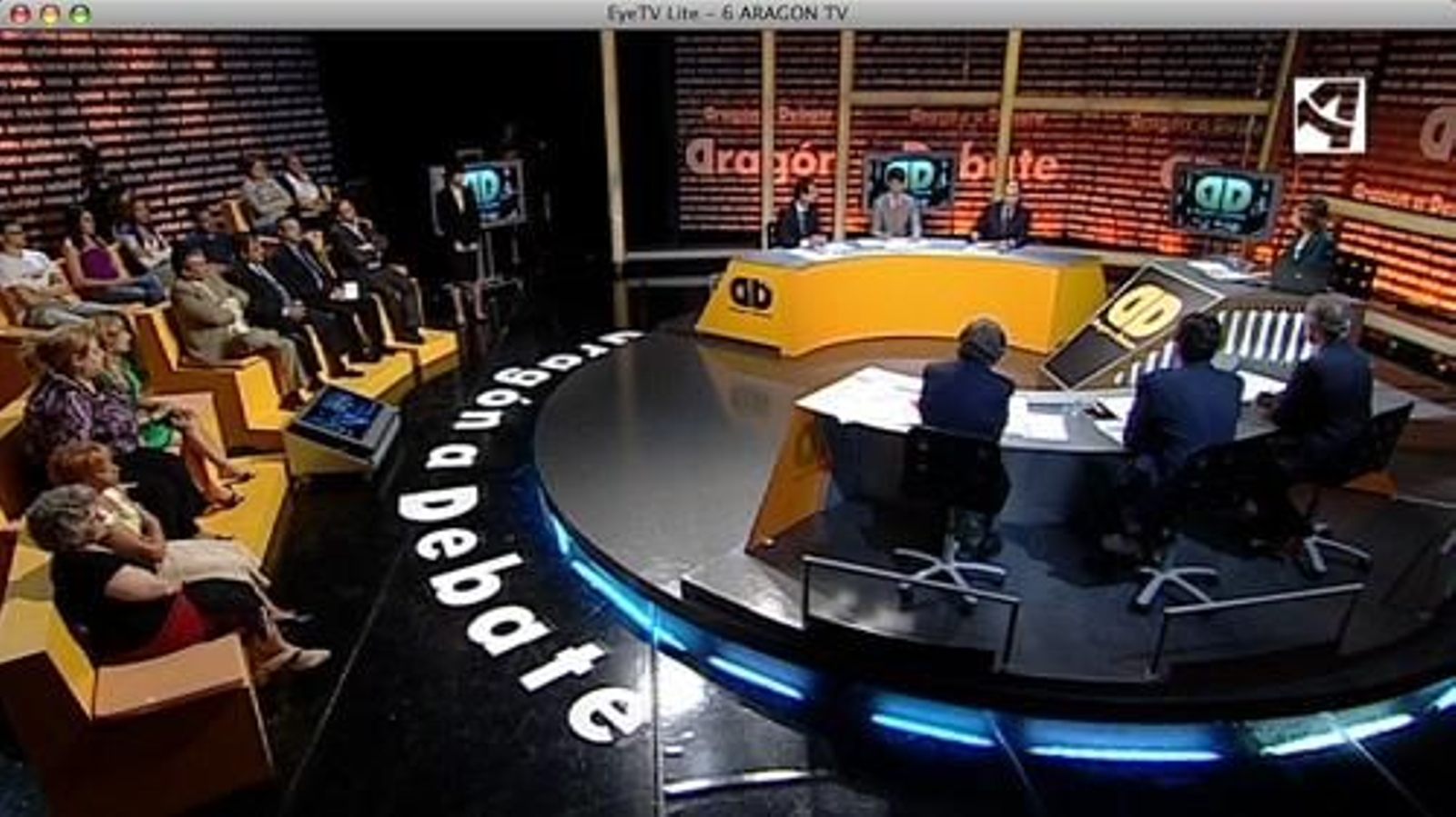 Debate en Aragón dobre la TDT. Foto Archivo.