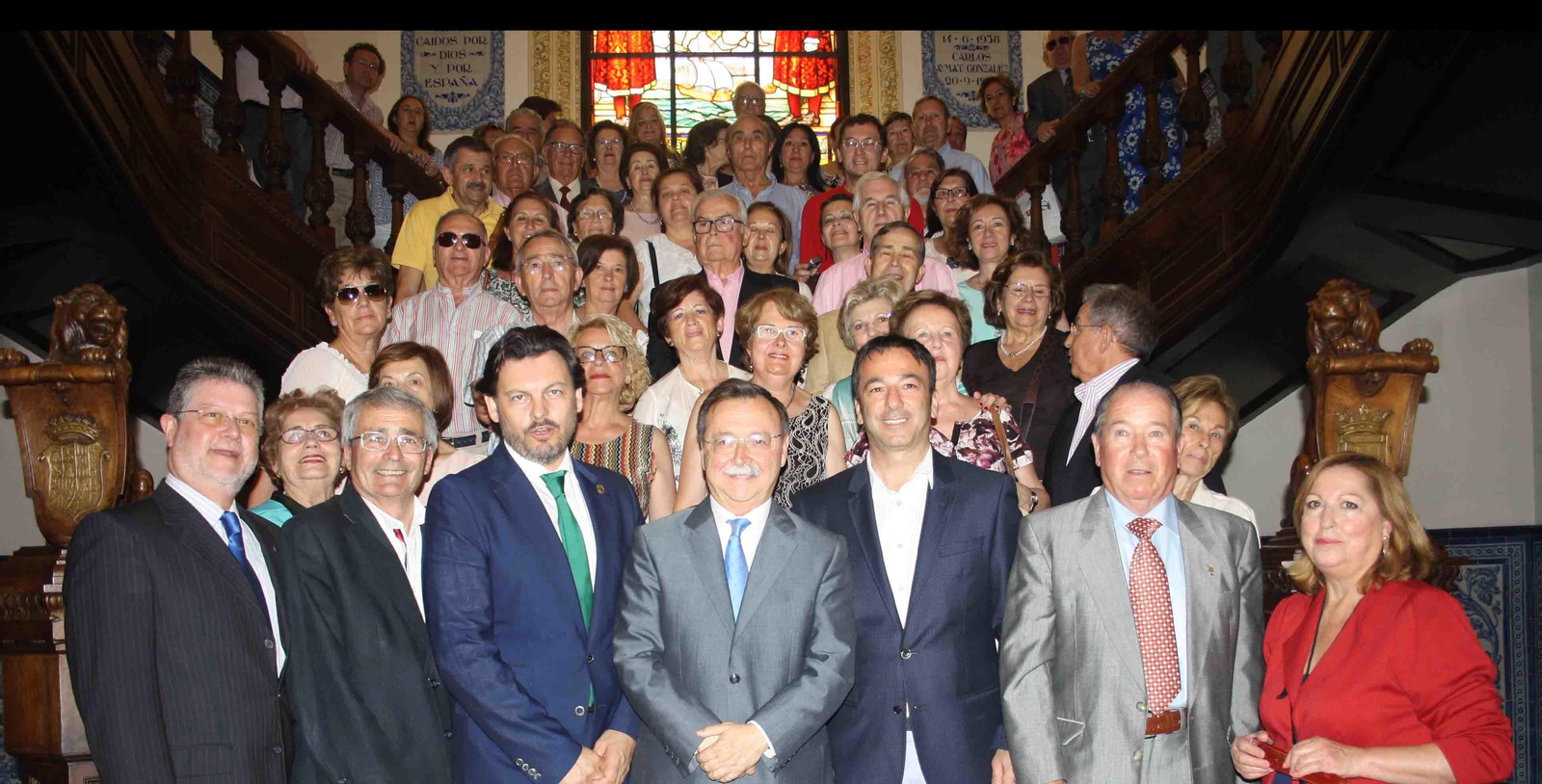 Foto de familia de la séptima edición de la Xuntanza