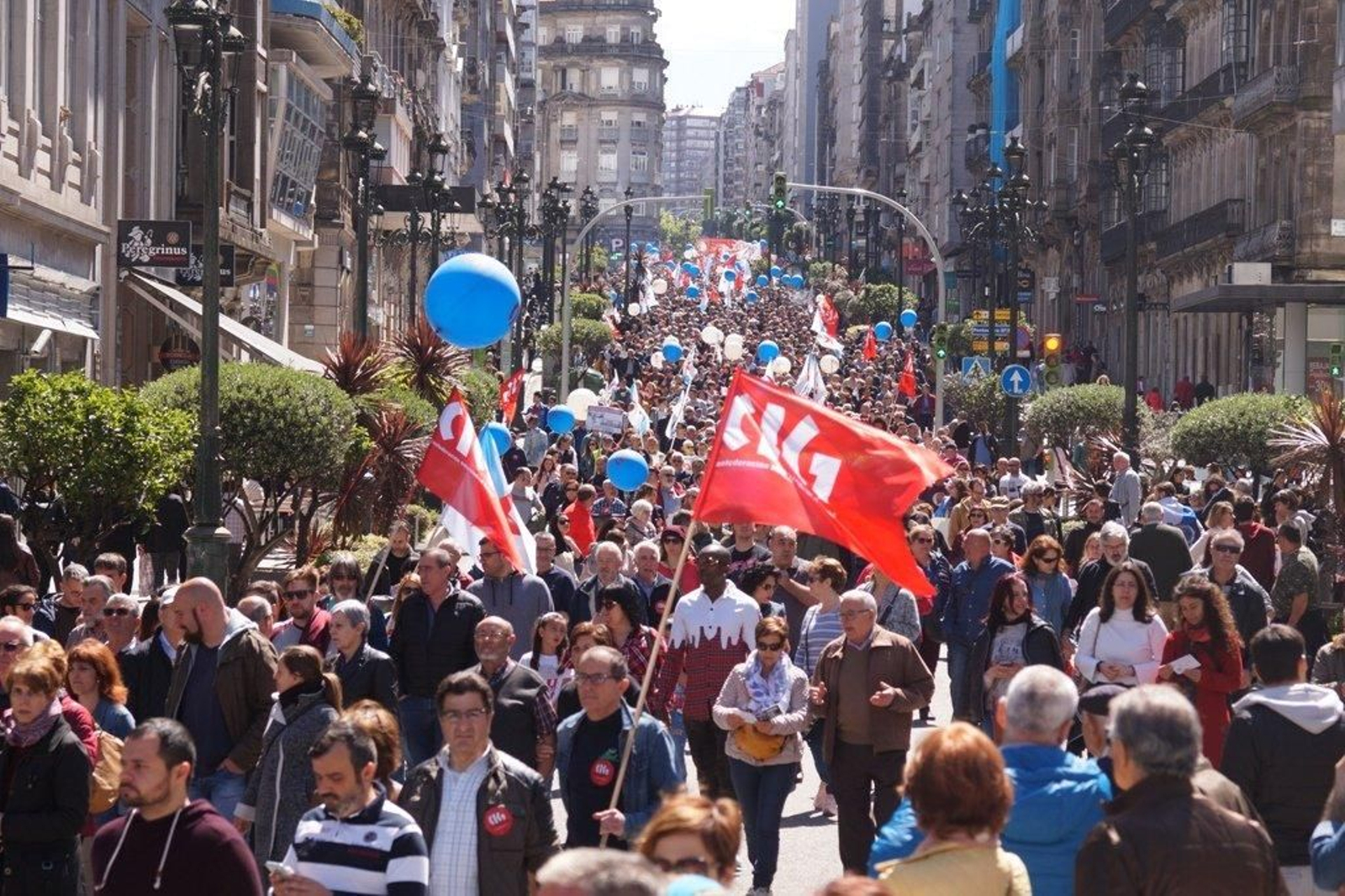 La manifestación de la CIG en Vigo  37