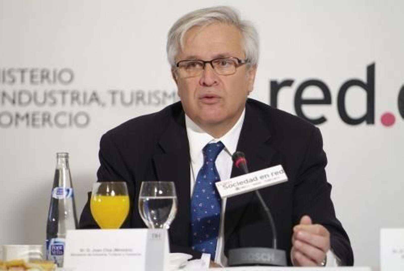 Joan Clos, ministro de Industria.