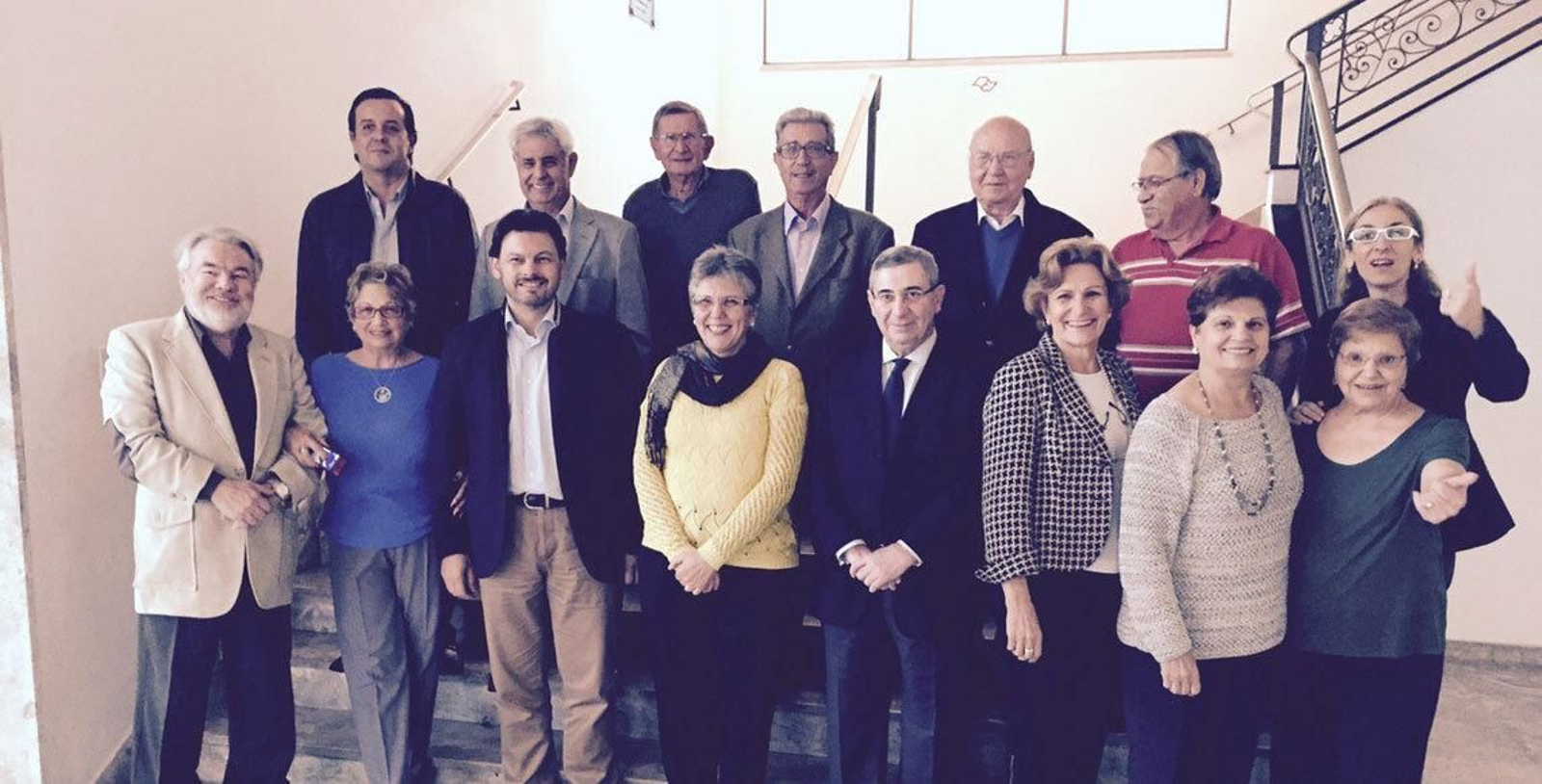 Rodríguez Miranda durante su visita a la “Sociedad Hispano Brasileña de Socorros Mutuos e Instruçao” de Sâo Paulo.