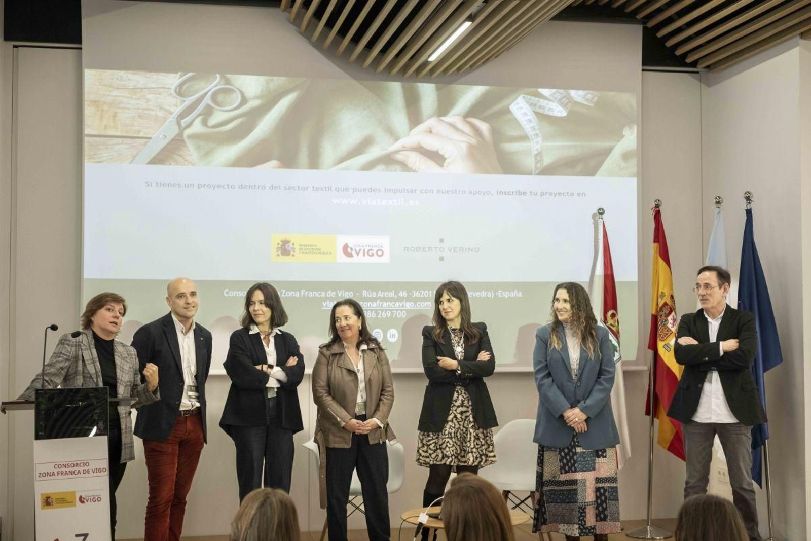 Algunos de los profesores que guiarán a los 10 proyectos del sector moda en su proceso de aceleración.