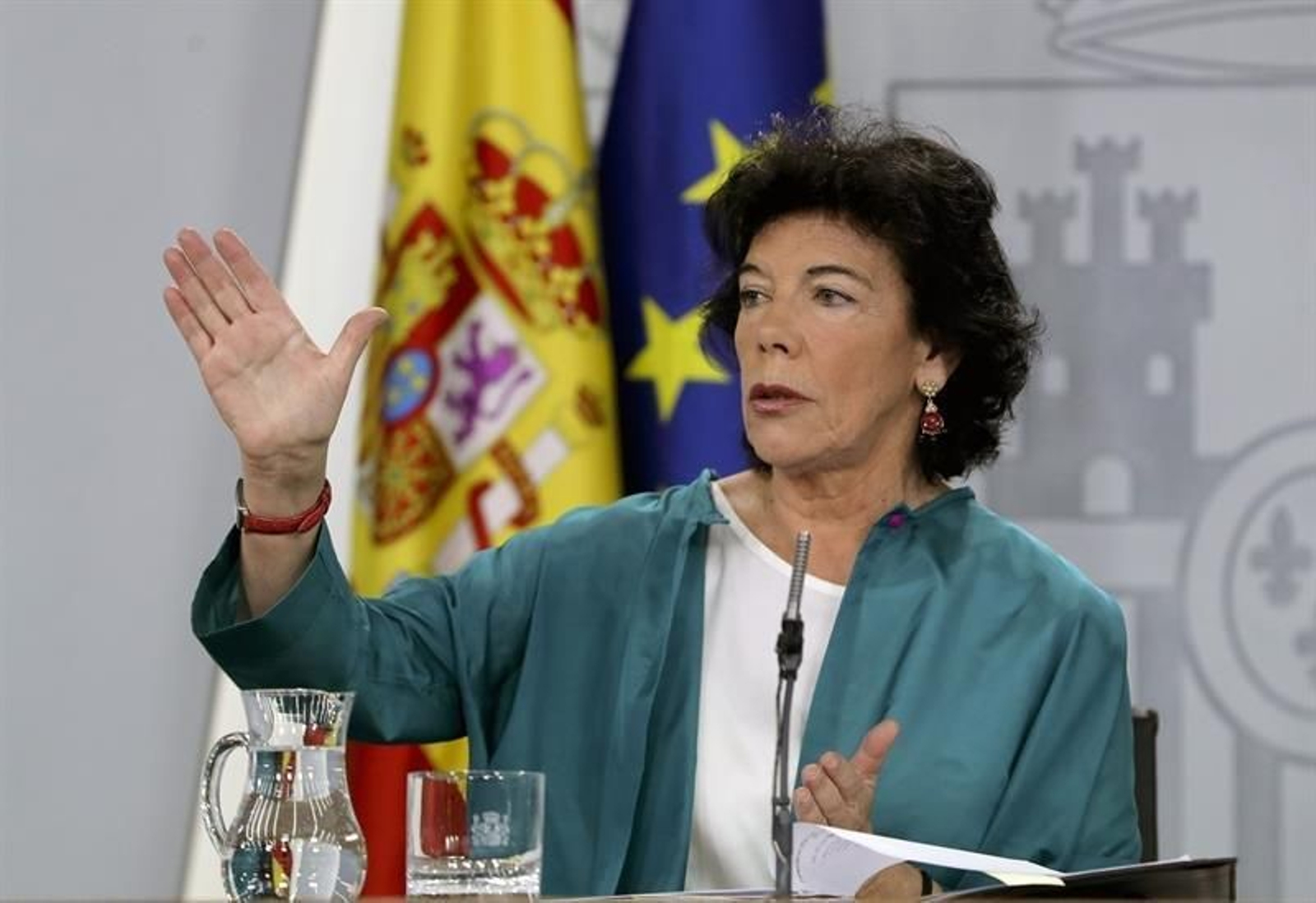 La ministra de Educación, FP y Portavocía Isabel Celaá