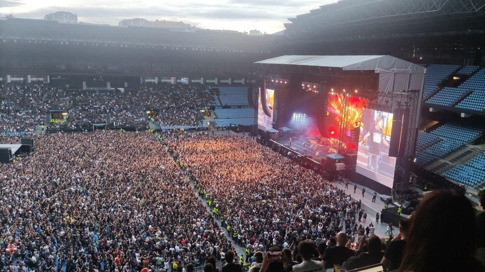 Imagen del concierto de Guns N' Roses.