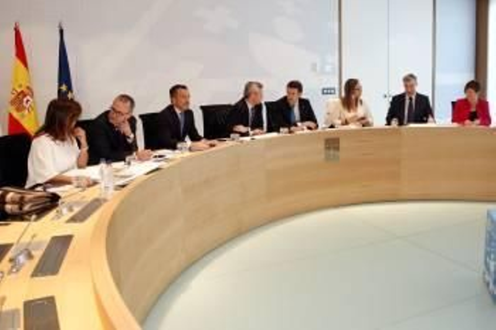 Un momento de la reunión del Consello de la Xunta. (Foto: VICENTE PERNÍA)