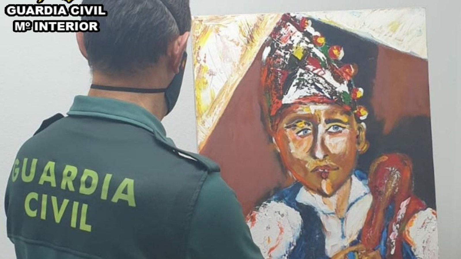 La Guardia Civil investiga a un vecino de Vigo que supuestamente intercambió un cuadro atribuido falsamente a un pintor profesional