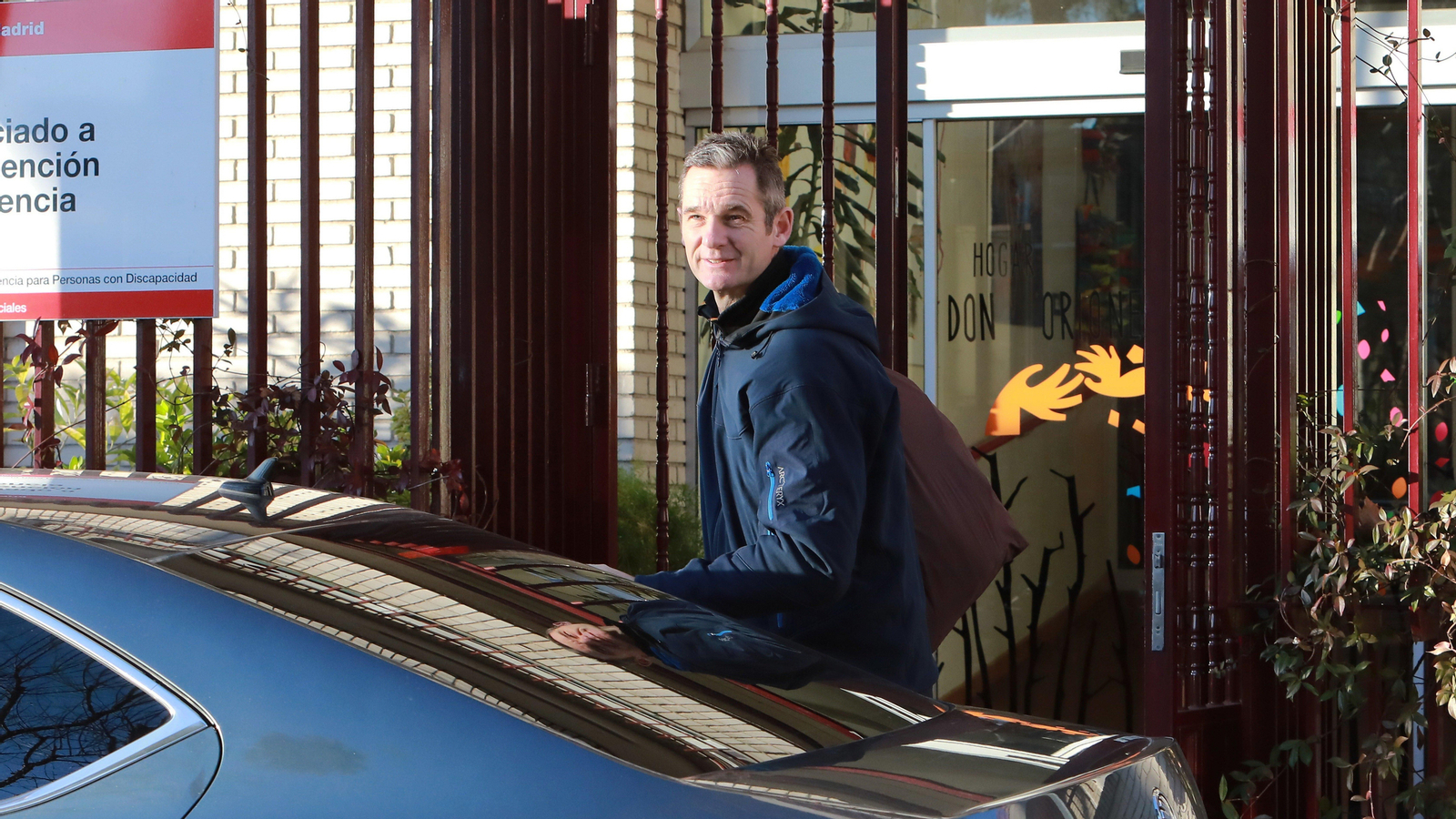 Iñaki Urdangarin asiste al centro Hogar Don Orione