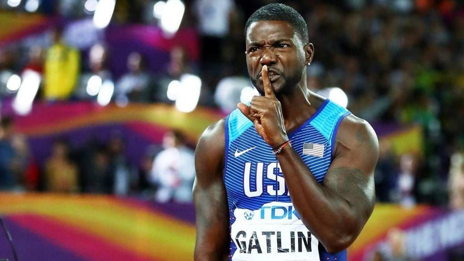 Justin Gatlin se defendió de las acusaciones de dopaje.